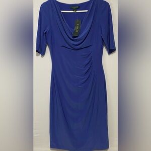 LAUREN RALPH LAUREN Essentials Periw Dress Women Sz 6 Short Sleeve New With Flaw